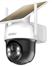 AOSU Solar Camera Security Outdoor - 100% Wire-Free Security Cameras Wireless 