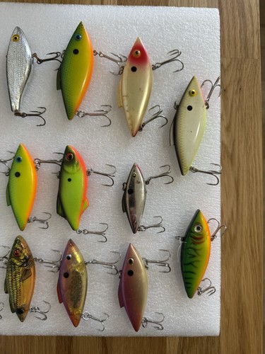 Vintage Fishing Lures Mixed Lot Crankbait Vintage Lure *NICE CONDITION* Qt. 26pc - Bild 8 von 21