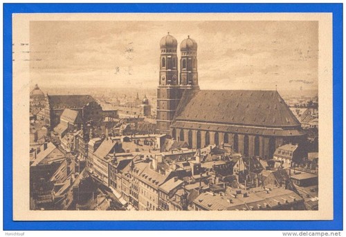 Deutschland; München; Frauenkirche mit Blick auf die Altstadt; 1913