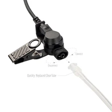 10pcs Two Way Radio Clear Tube Earpiece for Motorola XiRP6600 XiRE8608i MTP3550