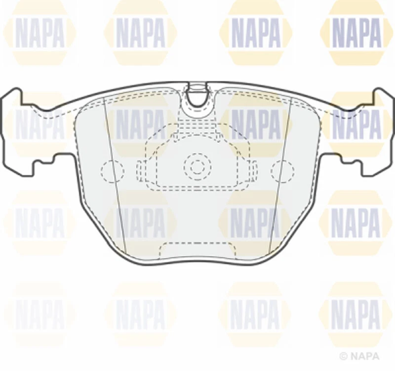 Fits BMW X5 2000-2006 5 Series 1996-2004 Brake Pads Set Front NAPA 34111163307 - Image 2 of 2