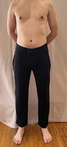 JOE'S Jeans Men's Size 31 Black Sweater Knit Slim Fit Lounge Straight Leg Pants - Picture 4 of 15