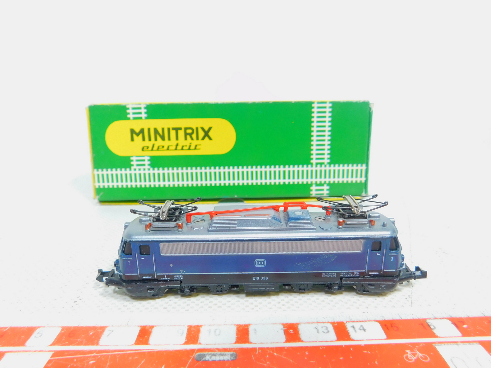 BY101-0,5Minitrix Spur N DC 2930 E-Lok E-Lokomotive E10 338 DB, OVP BY101-0,5Minitrix Spur N DC 2930 E-Lok E-Lokomotive E10 338 DB, OVP