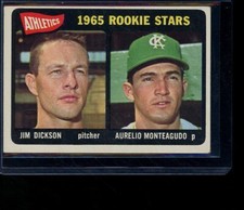 1965 Topps Jim Dickson/Aurelio Monteagudo Rookie 286