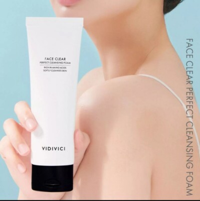 VIDIVICI Face Clear Perfect Cleansing Foam Gentle Face Wash With Hyaluronic Acid