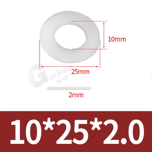 Unterlegscheiben DIN 125 Kunststoff Polyamid PVC M2 - M24 Beilagescheibe ISO7089 - Bild 86 von 121