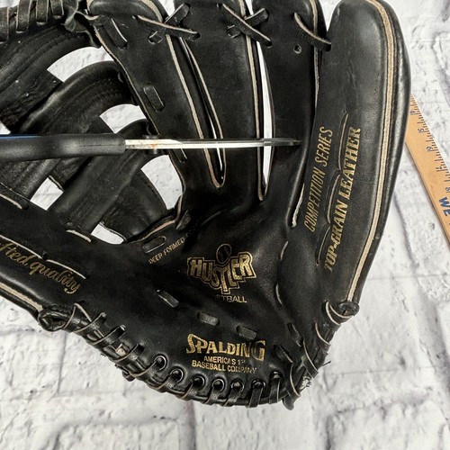 Spalding Hustler Competitive Black Softball Glove Right-Hand Throw 12" 42-977 - Picture 3 of 5