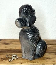 NEUE SPARCASSE VON 1864 HAMBURG  SPARDOSE  50er Jahre HUND PUDEL Ulmer Keramik