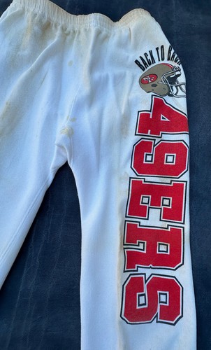 Vintage RARE NFL San Francisco 49ers Men's Sweatpants Size L__MADE IN USA. - Picture 2 of 5