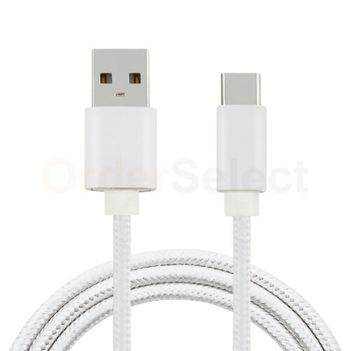 USB Type-C 10FT Braided Cable Cord for Motorola Moto Edge+ / One Fusion+/One 5G - Picture 3 of 6
