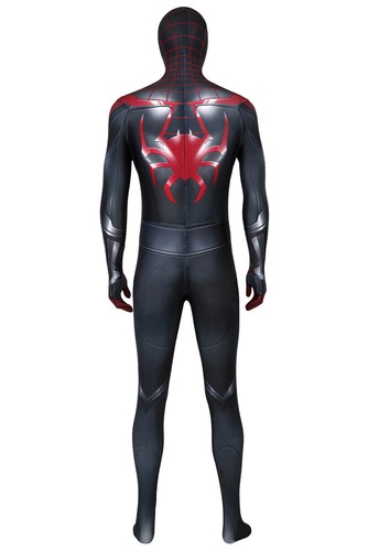 Popular Miles Morales Cosplay Costume Halloween jumpsuits Men's Outfit Party Set - Picture 7 of 12
