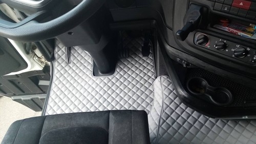 LKW Fußmatten LHD für IVECO S-WAY GRAU Eco Leder - Bild 5 von 6