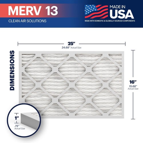 TruFilter MERV 13 Air Filter 4-Pack - Premium Electrostatic AC & Furnace Filters - Picture 4 of 10