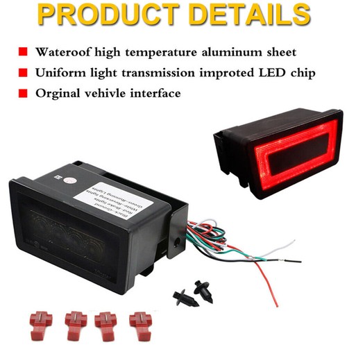 LED 3rd Brake Light Tail Fog Backup Reverse For Subaru WRX STI Crosstrek Impreza - Bild 4 von 12