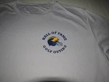 Michigan University Wolverines Hall Of Fame Golf Outing Performance T Shirt Sz L