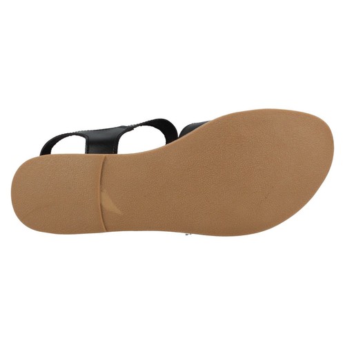 Ladies F0R0149 Ankle Strap Buckle Fastening Sandal By Leather Collection - Picture 7 of 25