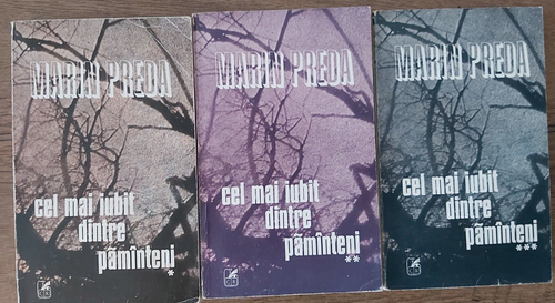 Romanian book Cel mai iubit dintre pamanteni by Marin Preda (first edition)