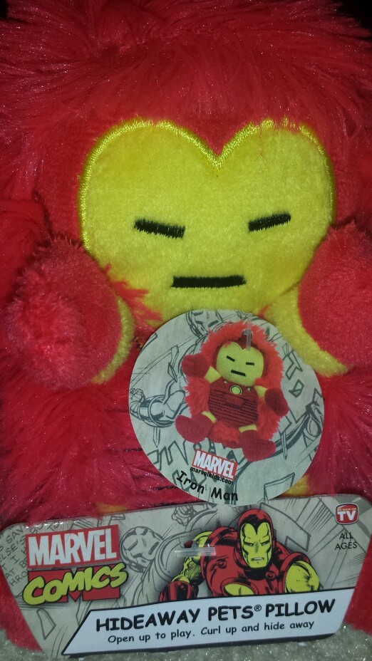 Nwt Set Of 3 Marvel Hideaway Pillow Pets Mini Travel 5 Stuffed