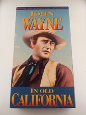 In Old California (VHS) 1942 John Wayne, Binnie Barnes, Albert Dekker TESTED