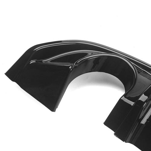 Rear Bumper Diffuser Spoiler For 2017-2022 2018 Infiniti Q60 Glossy Black - Picture 9 of 11