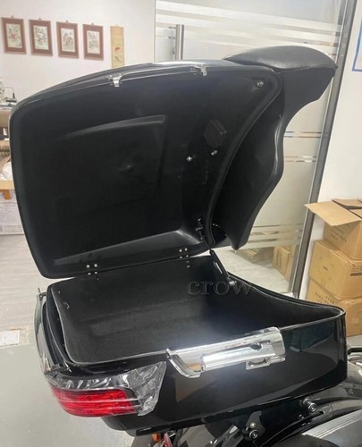 Soporte de montaje de puntal para tapa de maletero negro para Harley CVO Road Glide Limited 2014-2023 - Imagen 4 de 8