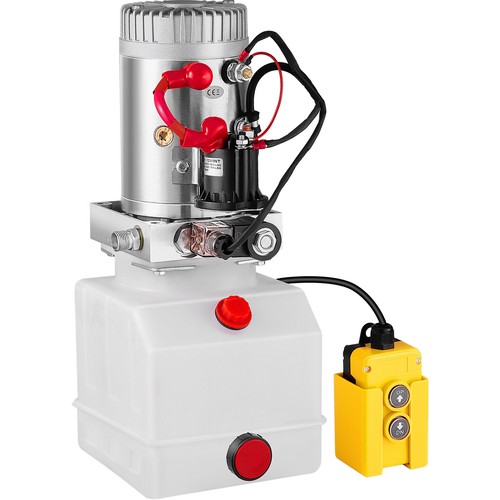 4L Hydraulikaggregat, Hydraulik Pumpe 12 V Volt LKW Kipper Reservoir Anhänger - Bild 10 von 12