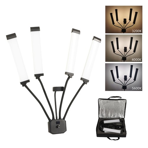 448 Led Live Light z obsługą telefonu komórkowego Wielokątny 4 ramiona Wypełnianie Lig - Zdjęcie 7 z 24