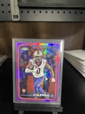 2024 Topps Chrome Football Keon Coleman Pink Refractor (RC)