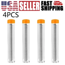 60/40 Tin Lead Rosin Core Solder Wire 1.0mm 4 x 12g Rolls for DIY