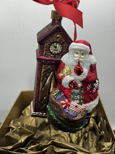 2003 Waterford Holiday Heirlooms Glas Ornament "ALMOST MIDNIGHT" 1. AUFLAGE - Bild 11 von 13