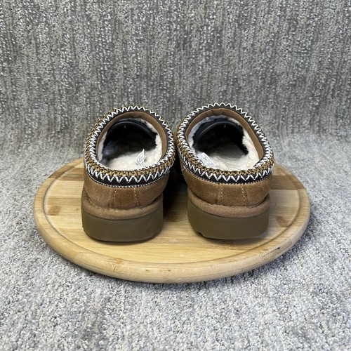 UGG Tasman Classic Chestnut Slipper Clog Comfortable Womens Size 5 Lined Slip On - Picture 4 of 10