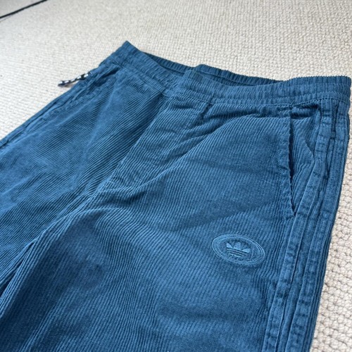 Adidas Origninals Corduoroy Embroidered Logo Carpenter Style Baggy Trousers S - Picture 2 of 5