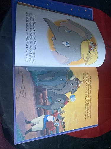 *KIDS* Disney - Dumbo 🐘 Not So Fast! (1998, Hardcover Book) Ronald Kidd - Picture 9 of 24