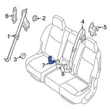 For Nissan Pathfinder 2013-2020 Nissan 898423JA8B Rear Seat Belt Receptacle