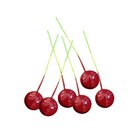  100 Pcs Decor High Imitation Cherries Artificial Lifelike Fruit Decoration