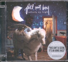 FALL OUT BOY INFINITY ON HIGH CD 15 track CD in info stickered super jewel case.