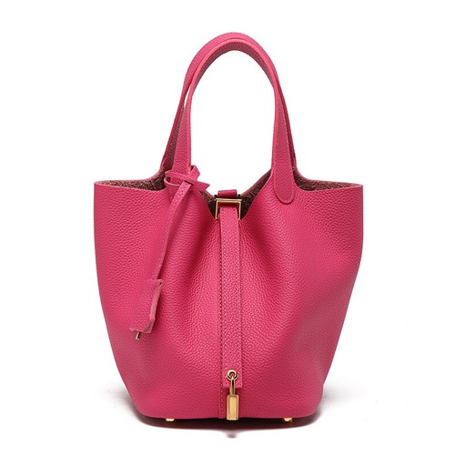 Echtleder Bucket Damen Tasche First Layer Rindsleder Bucket Bag - Bild 9 von 16