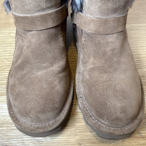 Damenstiefel Größe 7 neu ohne Etikett Bearpaw Griff Kunstfell gefüttert braun - Bild 3 von 11
