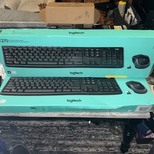 Logitech MK270 Wireless Keyboard & Mouse Bundle with USB Dongle - Open Box