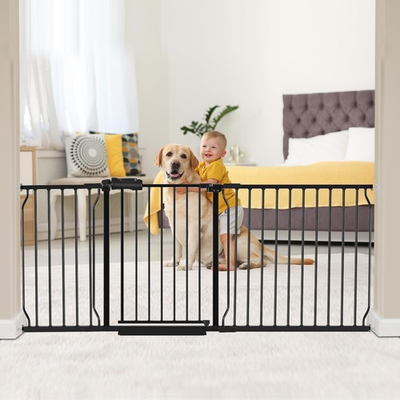 #ad HOOEN 30quot; Tall Extra Wide Baby Gate for Doorways amp; Stairs Large Pressure Mo... $194.24
