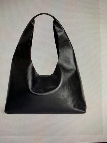 Brand New Leather Top Handle Shoulder Tote Bag Black Colour - Picture 3 of 17