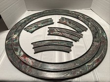 Vintage 1940s or 50's PLASTIC MARX SPEEDWAY TRACK 12 Pieces 