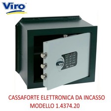 CASSAFORTE VIRO ELETTRONICA DA INCASSO 1.4374.20 (H.290 X L.350 X P.205) - Ferre