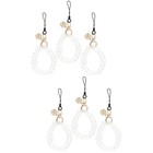  2pcs Clear Chain Kette Lanyard 3pcs Cell Lanyard Riemen Dekorative