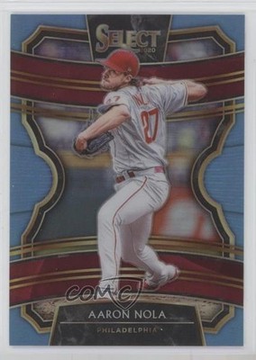 2020 Panini Select Carolina Blue Prizm 13/35 Aaron Nola #88 1ar1