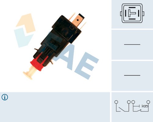 24519 BRAKE LIGHT SWITCH STOP FAE FOR SUZUKI IGNIS II,IGNIS 1.3L,1.5L - Picture 2 of 5