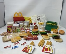 VTG McDonald's Play Food MASSIVE LOT 70 pcs 1988-1997 Fisher Price MORE