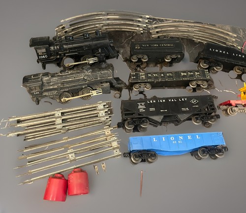 Juego de tren calibre O Lionel de colección vagones de carga locomotoras vía fuente de alimentación ¡y más! - Imagen 11 de 12