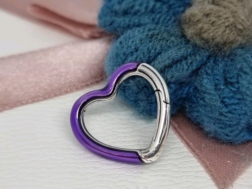 NEU Original Pandora ME Bright Purple Styling Herz Stecker 💕 S925 ALE - Bild 7 von 7