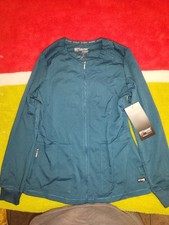 Grey  s Anatomy Spandex Stretch Scrub Jacket Wine Sz S NEW With Tags